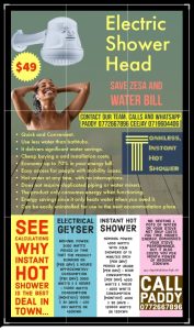 Instant Electric Hot Shower Head