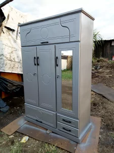 3-door Wardrobe With Upper Cabinet