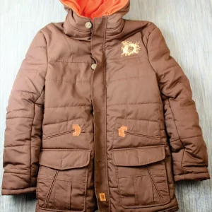 City Of Kings Brown Quilted Jacket With Fleece Lining