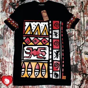 City Of Kings African Print Short Sleeve T Shirt