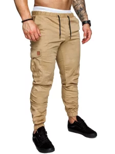 Men's Cargo Pants Straight Leg Khaki Size 36 - 42