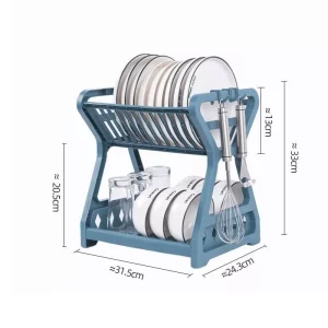 2 Tier Layer Dish Rack