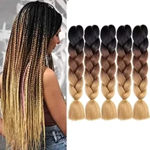 Jumbo Ombre Braid 2 Tone