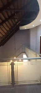 Spray Painted Balustrades