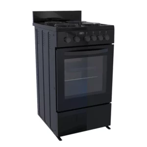 4 Plate Compact Stove Black Fc