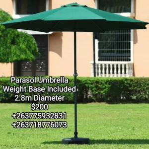 Parasol Patio Umbrella + Base