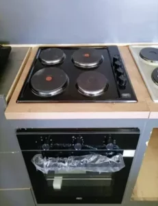 Defy Dcb838 Oven And Hob Set Black