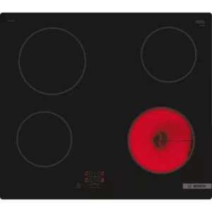 Bosch Built-in Electric Hob - 600mm - Glass-ceramic - Pke611ba2e