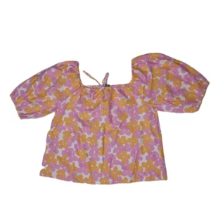 Floral Printed Smocked Shirt
