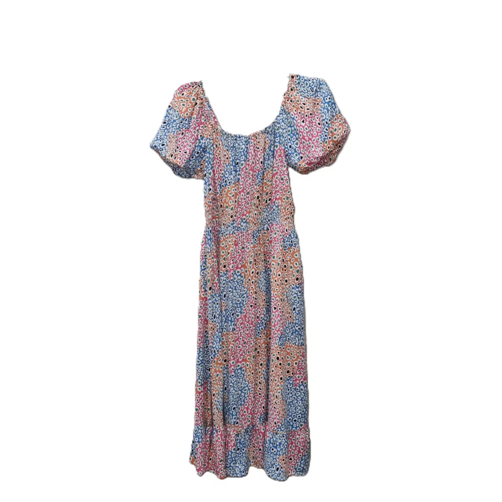 knee length dresses for ladies Little Mistress Vogue Williams Floral Open Back Midi Dress
