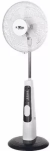Electro Master 18" Rechargeable 9 Speed Standing Fan & Smb Lights, 40w