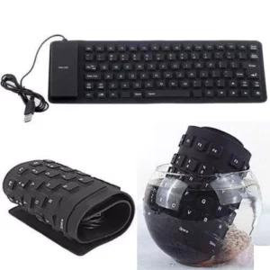Silicone Flexible Soft Roll-up Waterproof Portable Usb Wired Keyboard For Pc Notebook Laptop