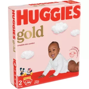 Huggies Gold Size 2 (5-7kg) - 94 Nappies Jumbo Pack