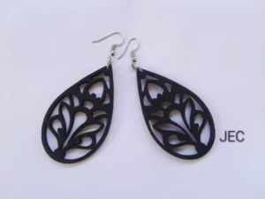 Laser Teardrop Earrings