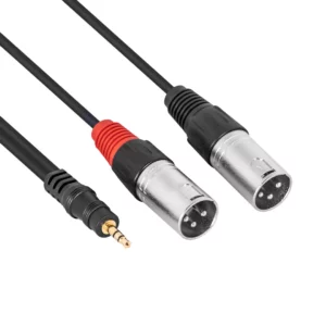 Hybrid Dual Rca-mini Jack Cable - Cabhyb064