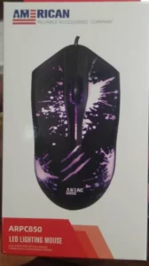 Usb Wired Optical Mouse Arpc850, Led Lighting Mouse