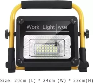 100w 1200lm  Work Light , 3/5/8h Timing Portable Led Work Light,  Waterproof Flood Light