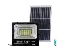 100w Solar Flood Light