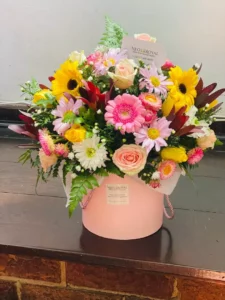 Fresh Flower Box Of Love Arrangement