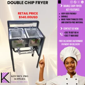 Double Gas Chip Fryer