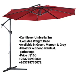 Cantilever Umbrella Without Weight Base Stand