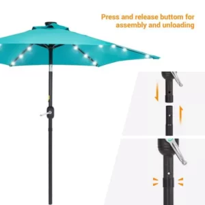 Parasol Garden Umbrella Without Base Stand