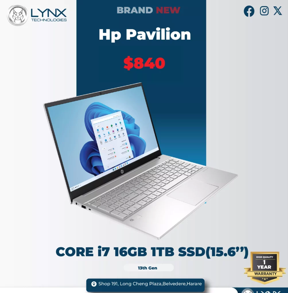 Hp Pavillion Touchscreen Laptop Core I7 13th Gen 16gb Ram 1tb