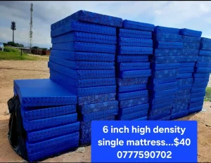 6 Inch High Density Single Mattresses, Boarding School And Camping Mattresses