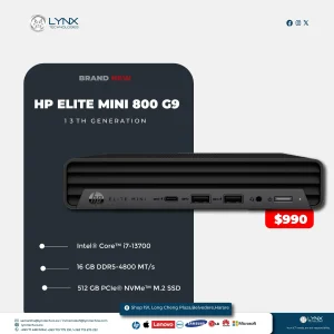 Hp Elite Mini 800 G9 Desktop Pc Core I7 13th Gen 16gb Ram 512gb Ssd Win 11 Pro