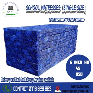 Single Matress 6 Inch  High Density Compressed Foam