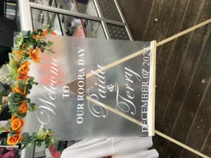 Wedding - Birthday -memorial  & Roora  Banners