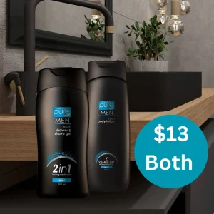 Avroy Pure Men Body Wash And Body Lotion