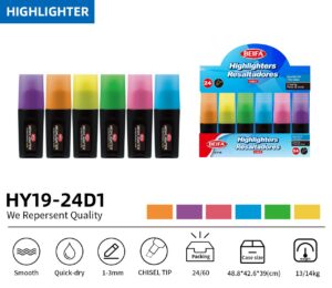 Beifa highlighter 6 colors display HY19-24D1