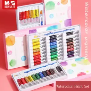 (120units) M&G watercolor Paint 12 colors big N6587