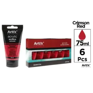 (120units) Beifa Acrylic Paint Crimson Red 75ml F105