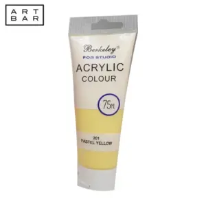 (120units) Beifa Acrylic Paint Pastel Yellow 75ml F120