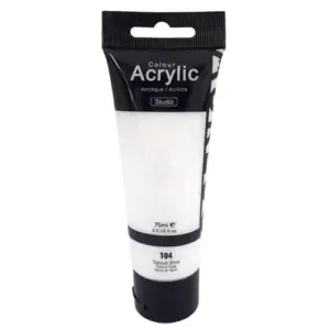 (120units) Beifa Acrylic Paint Titanium White 75ml F101