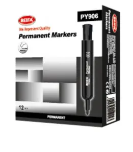 (120units) Beifa Permanent Marker Black PY906-01B7