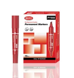 (120units) Beifa Refillable permanent marker Red PY2-12B2