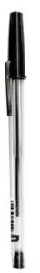 (120units) Beifa Semi-Gel pen 1.0mm black TA601-01B7