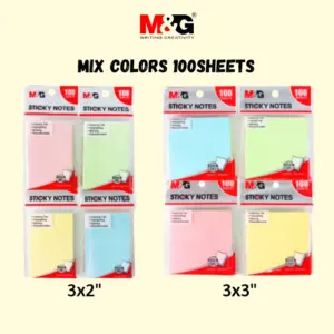 (160units) M&G 3*3 100sheets sticky note AS33U189 / Ys-474