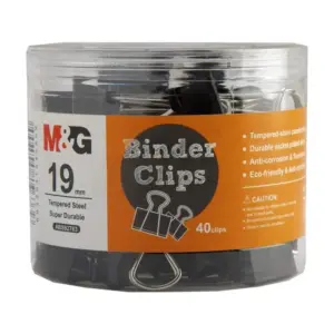 (120units) M&G Binder Clip 19mm Black 916FR