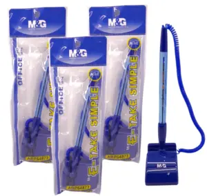 (240units) M&G table ballpen wire BK 0.7mm 64873