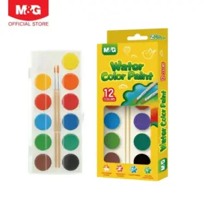 (120units) M&G watercolor paint 12s basic N6586